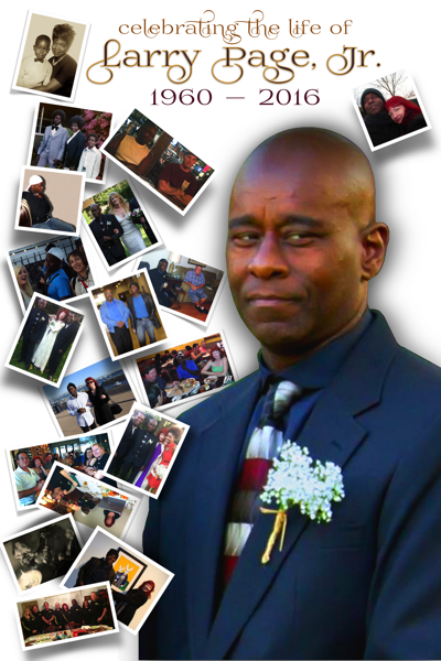 Larry Page Celebration of Life poster